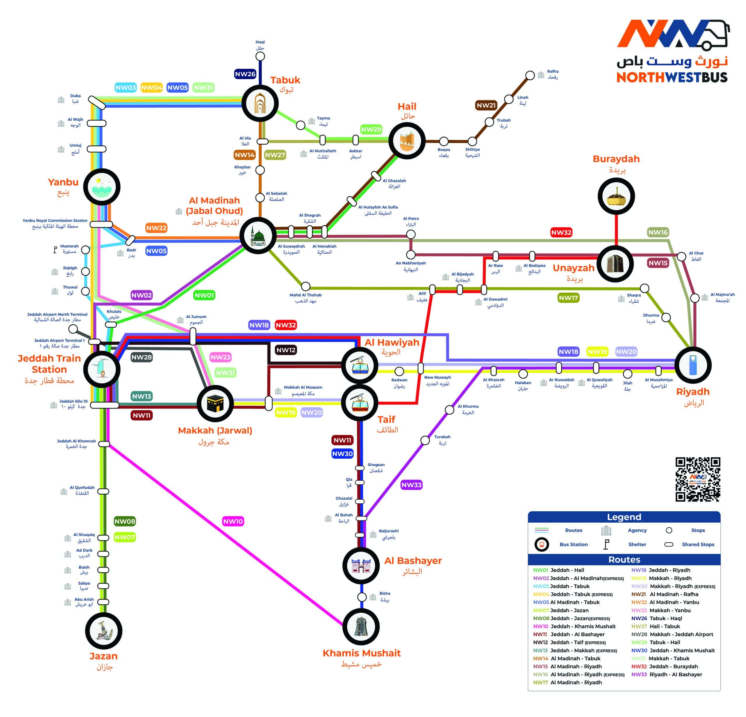 Your Convenient Bus Stops Stations Northwest BUS